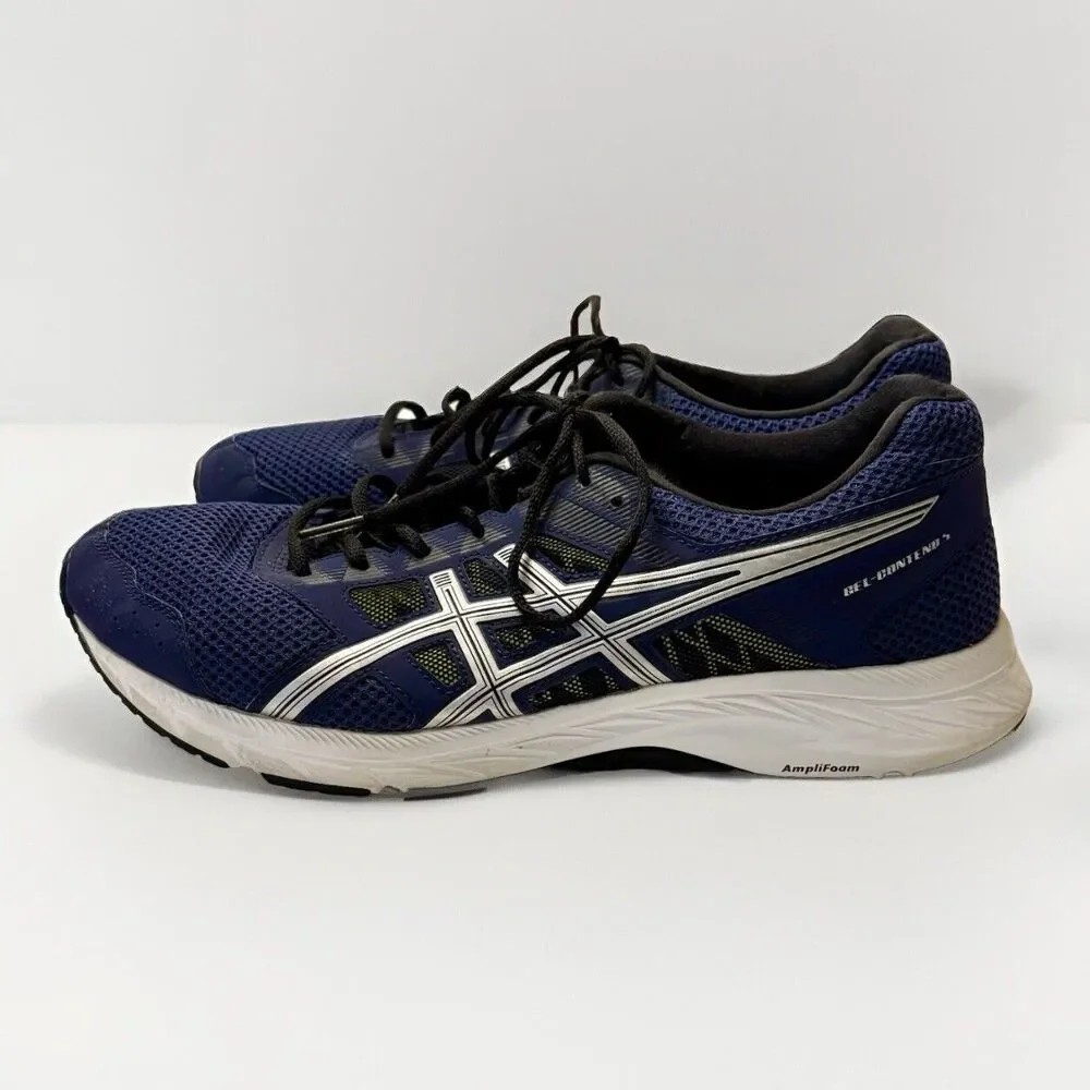 Asics Gel-Contend 5 Men’s Running Shoes – Blue (Size 11 US) Comfortable Gym